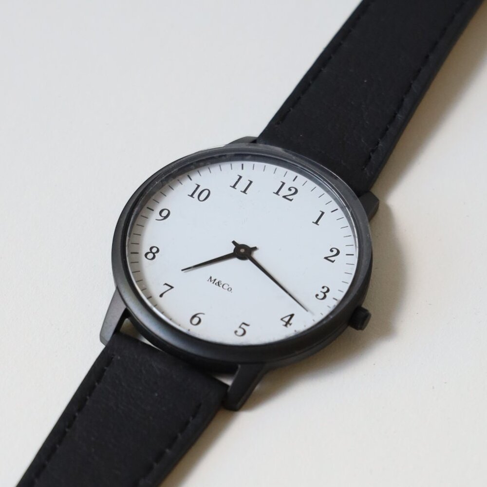 Black Bodoni M&Co. Watch